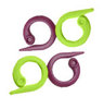 KnitPro Maschenmarkierer "Spaltring" lila/grün
