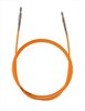 Auswechselbares Kabel orange - Länge mit Nadeln 80cm
