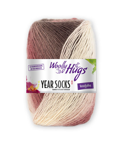Woolly Hugs Year Socks, Februar, Fb. 02