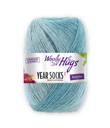 Woolly Hugs Year Socks, August, Fb. 08