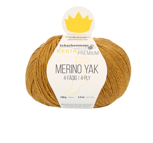 Regia Premium Merino Yak, "Gold meliert", Fb. 7504