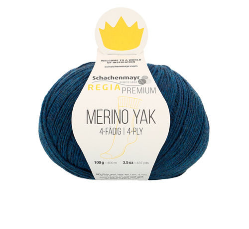 Regia Premium Merino Yak, "Nachtblau meliert", Fb. 7515