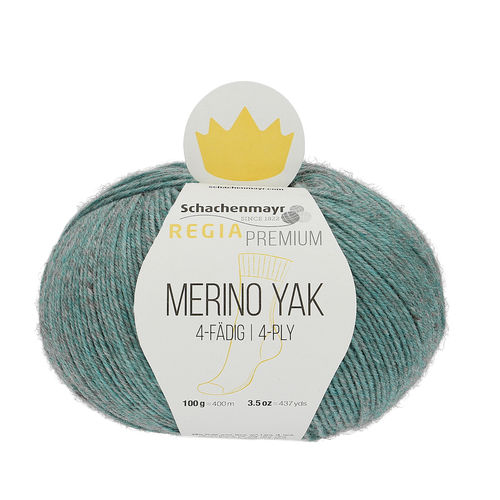 Regia Premium Merino Yak, "Mineral Blue", Fb. 7518