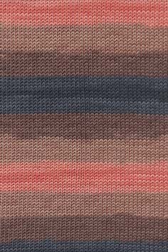 Lang Yarns "Merino+ Color" , Fb. 128 lachs/marine/braun