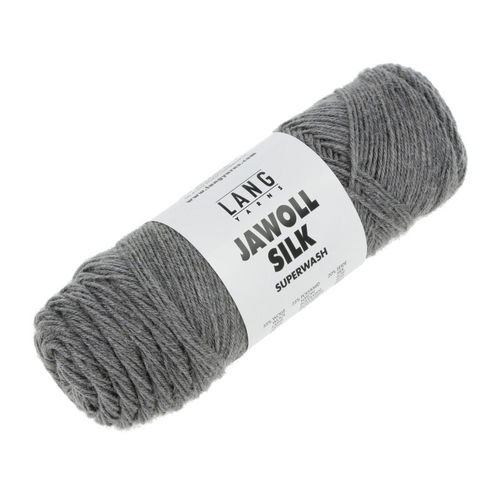 Lang Yarns "Jawoll Silk“, Fb. 103 Dunkelgrau mélange
