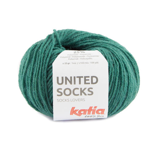 Katia "United Socks", Smaragdgrün Fb. 28